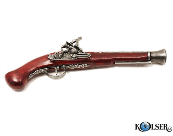 replica pistola antica canna trombone