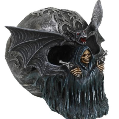 teschio con pipistrello