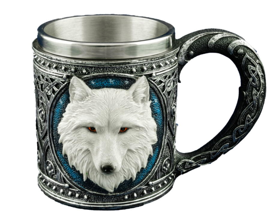 boccale con lupo new