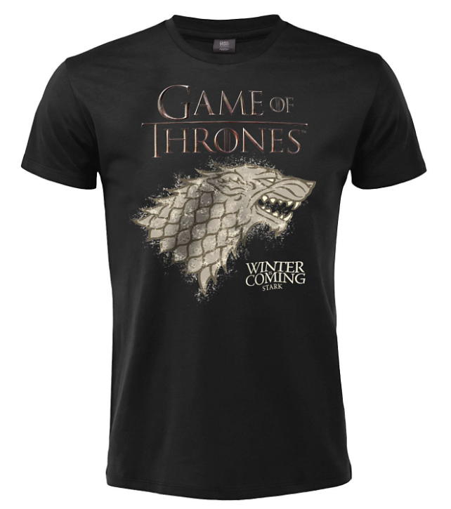 game of thrones winter is coming t-shirt