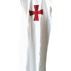 tunica templare bianco croce rossa