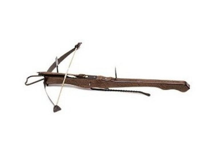 balestra antica primitiva in legno gigante 76cm