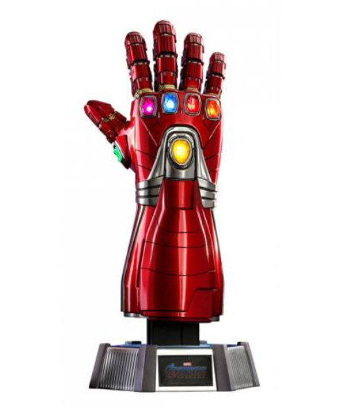 guanto iron man -avengers endgame grandezza naturalelet iron man 52 cm hot toys
