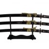 tris set tre katana kill bill + espositore