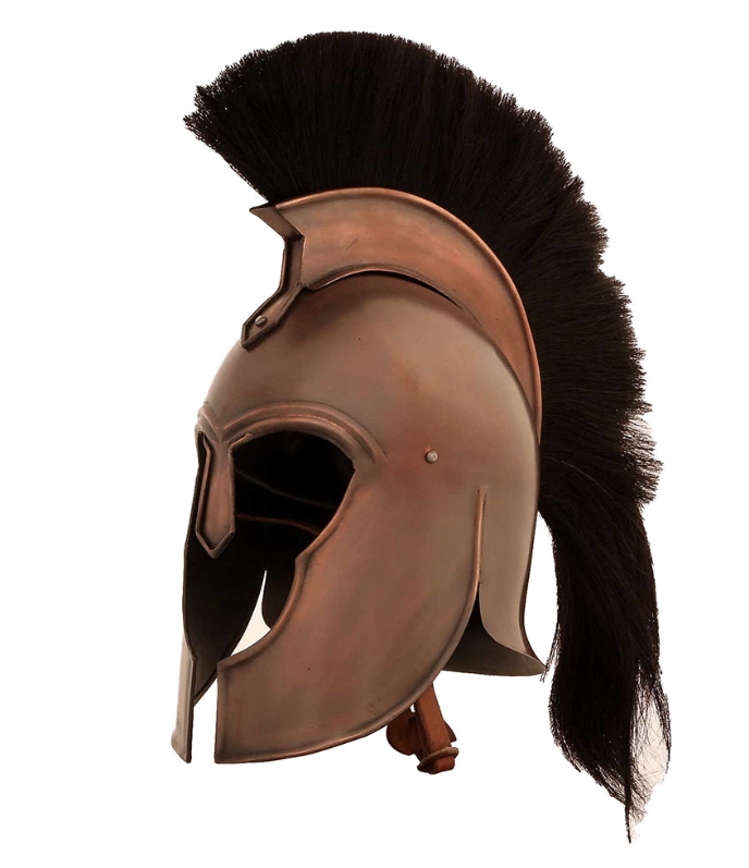 elmo troy in metallo -alta qualita' !!