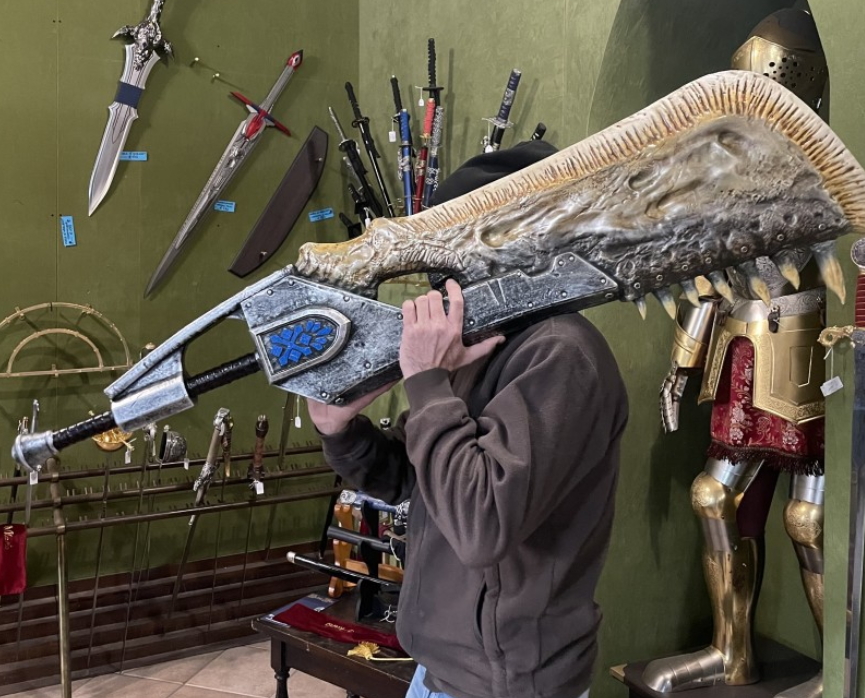 spada monster hunter world: giant jawblade spada monster hunter world: giant jawblade