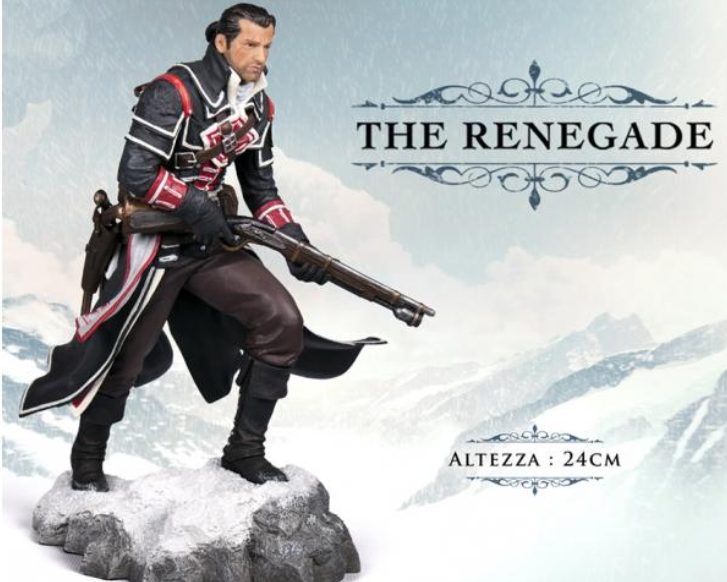 assassin's creed rogue statua shay c. action figures