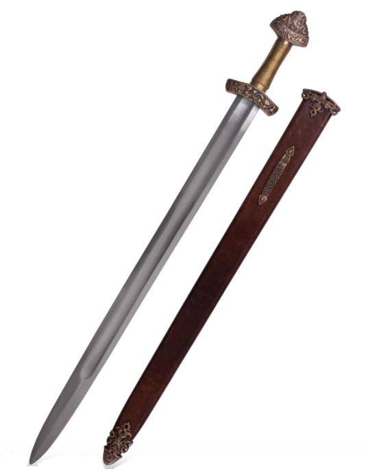 spada viking bronze dyback birka eric in acciaio en45