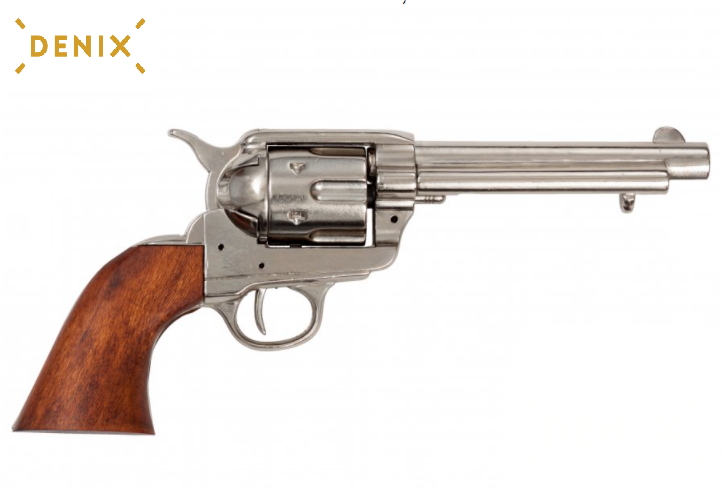 replica pistola colt peacemaker silver