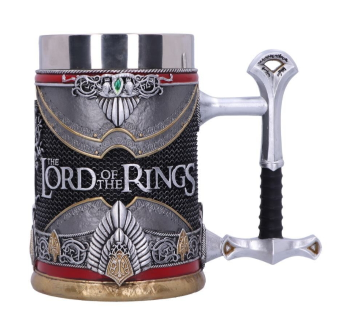 lord of the rings boccale aragorn