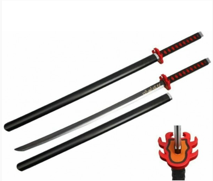 katana in foam di hinokami kagura – kimetsu no yaiba / demon slayer