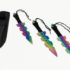 coltelli da lancio 3 pezzi the rainbow knife