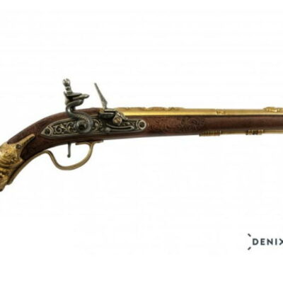 replica pistola flintlock 17° secolo