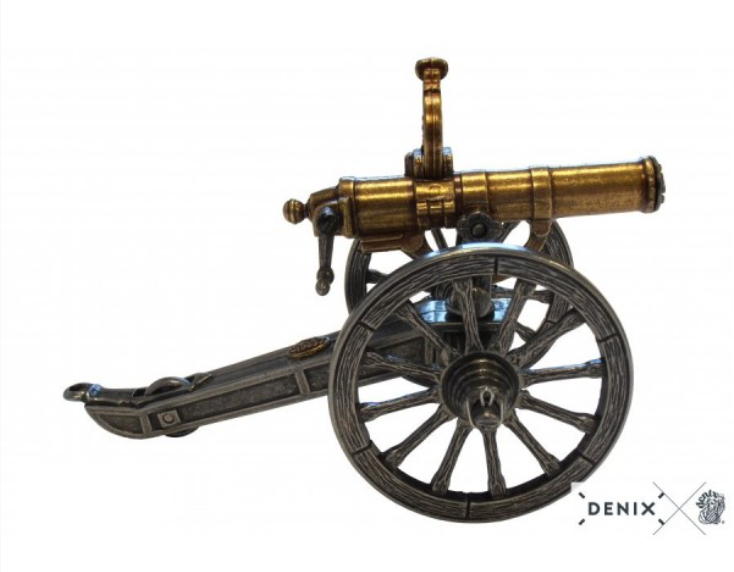 cannone mitragliatore usa 1861 replica gatling machine gun