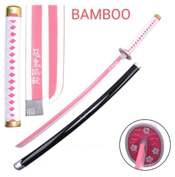 katana demon slayer kanao tsuyuri – lama in legno
