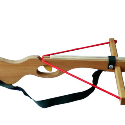 pistola balestra gioco legno naturale