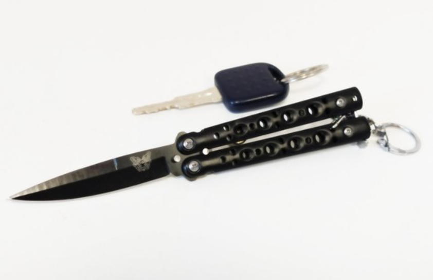 coltello butterfly portachiavi bk