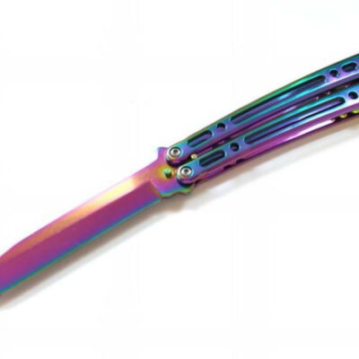 coltello butterfly new rainbow