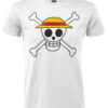 t-shirt one piece the pirate white