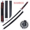 katana demon slayer di tanjiro kamado – lama in legno katana demon slayer di tanjiro kamado – lama in legno