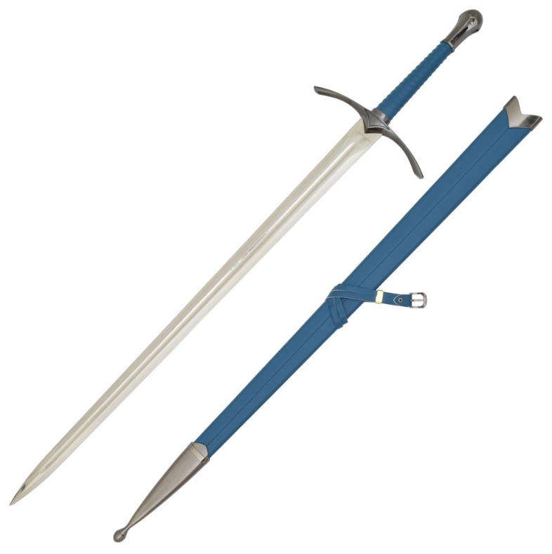 il signore degli anelli : spada di gandalf- glamdring con fodero