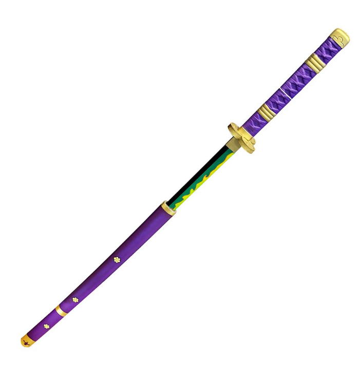 katana enma di zoro serie anime one piece violet in foam