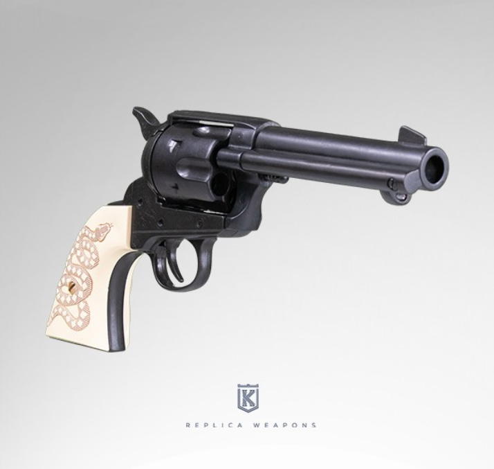 repica revolver colt 45 fast draw 4'75" usa 1873 serpente