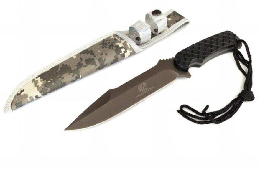 coltello con impugnatura antiscivolo