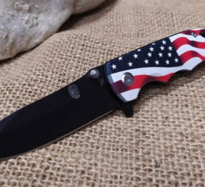 coltello bandiera americana