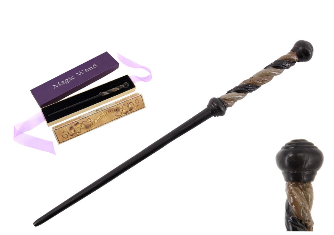 bacchetta di alecto carrow con mappa per magie