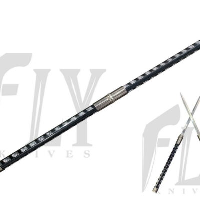 spada bastone rotondo 2 lame sparkling