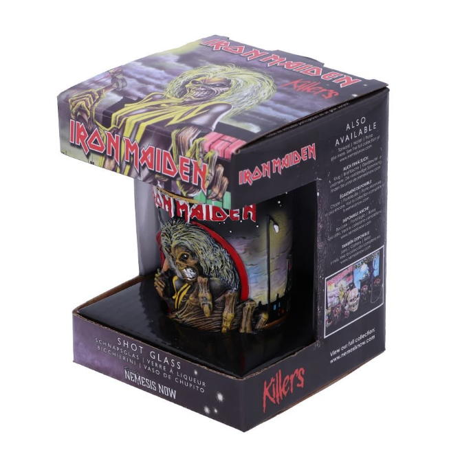 bicchiere shot iron maiden killers bicchiere shot iron maiden killers