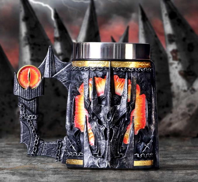 lord of the rings boccale sauron lord of the rings boccale sauron