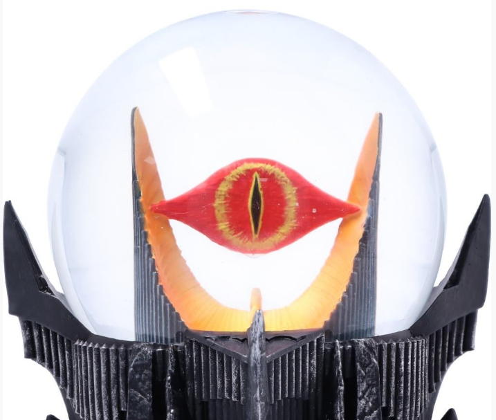 il signore degli anelli sauron palla di neve 18 cm il signore degli anelli sauron palla di neve 18 cm