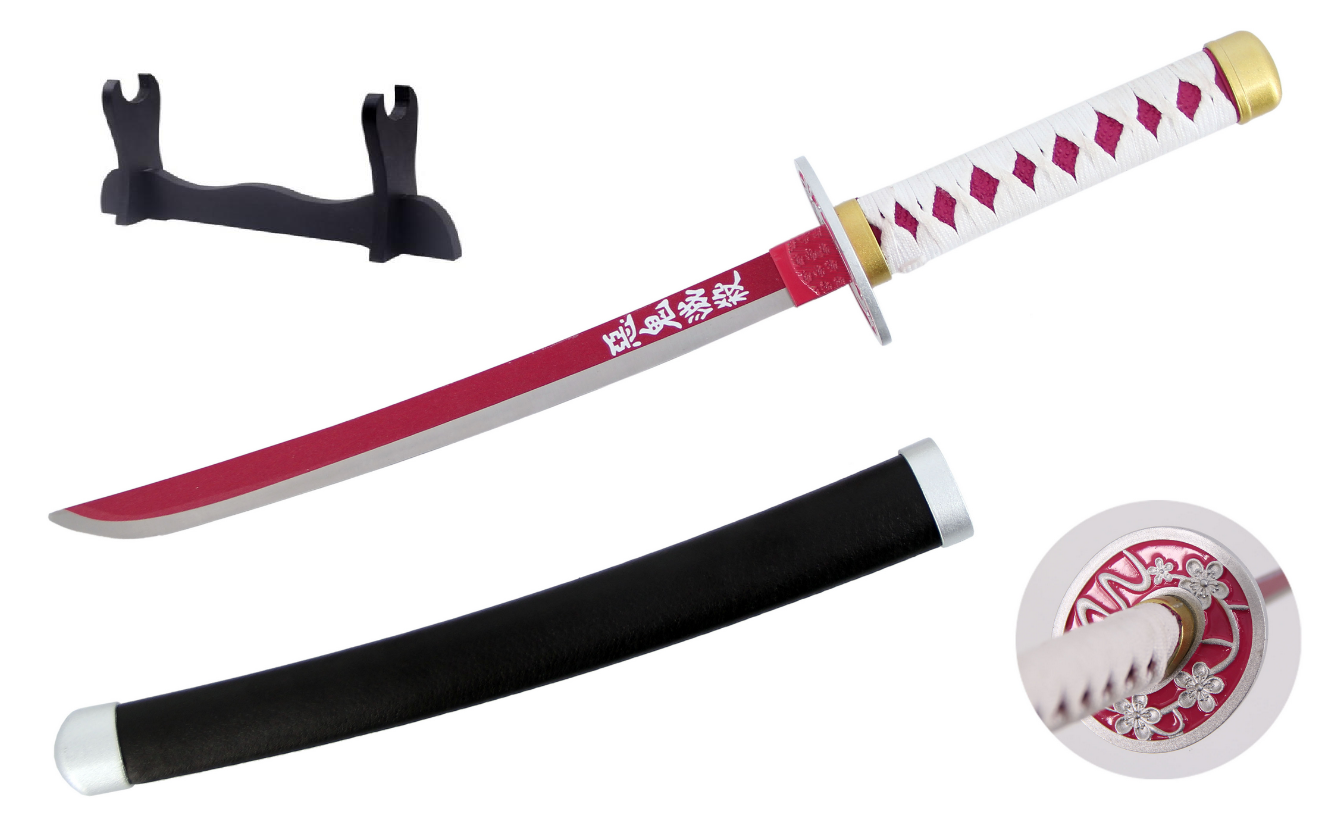 katana demon slayer kanao tsuyuri cm 40 + espositore