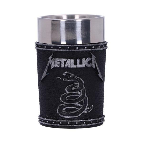 bicchiere shot metallica the black album