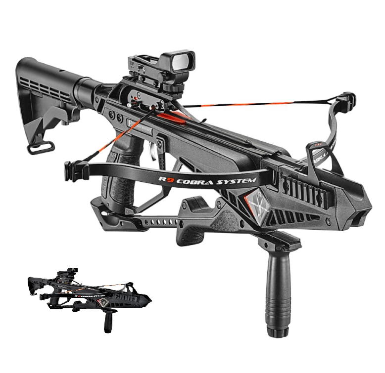 balestra ricurva self cocking cobra system r9 90 lbs deluxe version bk