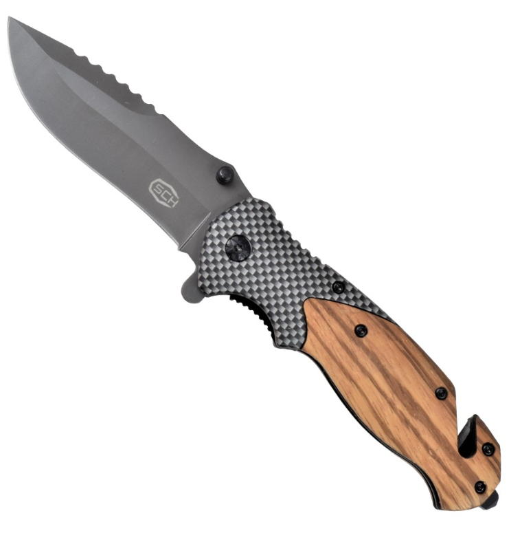 coltello tascabile con perno di apertura