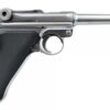 pistola a gas p08s silver canna 4"