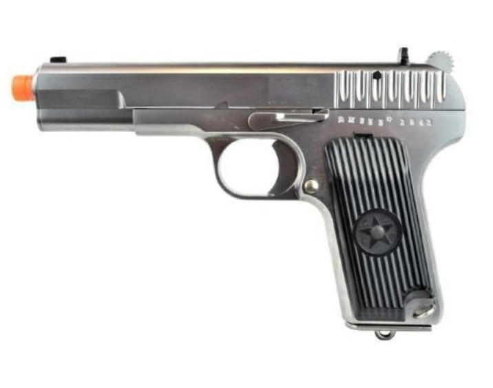 pistola a gas tt33 silver
