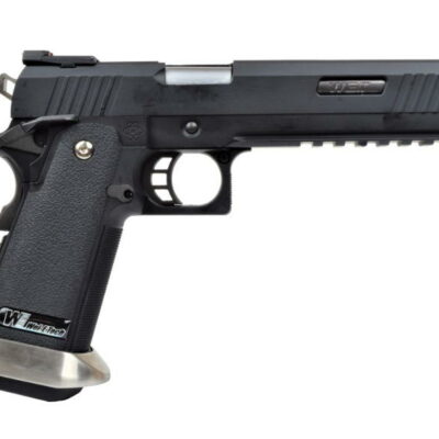 pistola a gas hi-capa 6.0 i-rex b nera / silver barrel