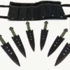 set 6 coltelli da lancio