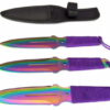 coltelli da lancio viola