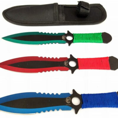 coltelli da lancio colorati