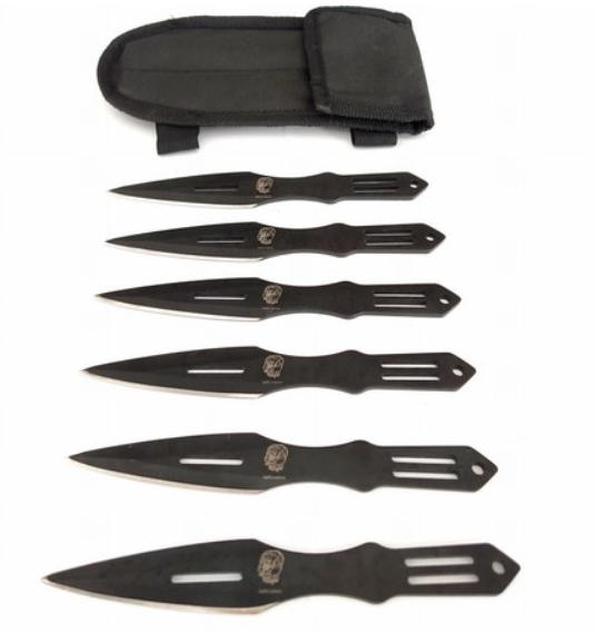 set 6 coltelli in acciaio