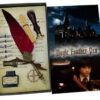 penna stilografica harry potter rosso + timbro penna stilografica harry potter rosso + timbro