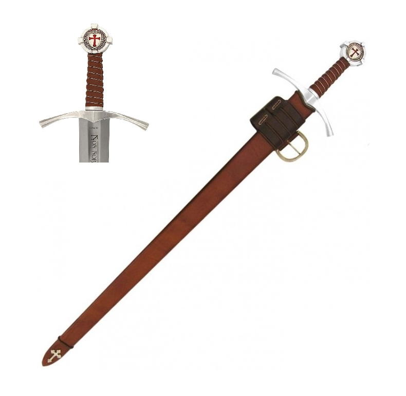 spada templare con fodero alta qualita' toledo