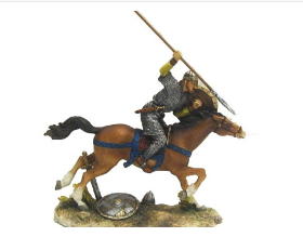 viking serie con cavallo e lancia