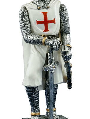 medievale templare con spada