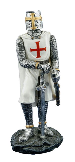 medievale templare con spada